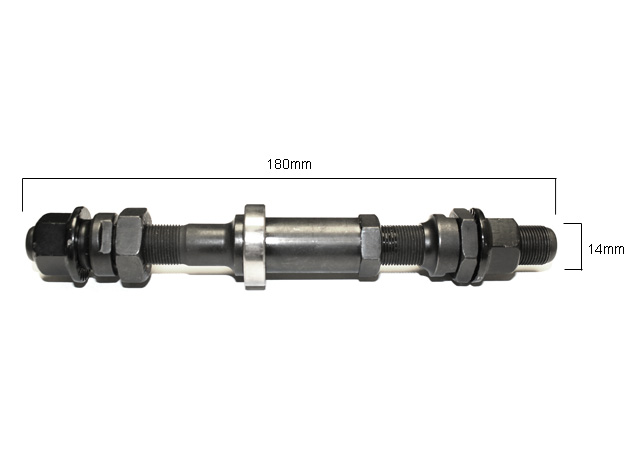 Axle Assembly #7 - Semi-Sealed - 14mm