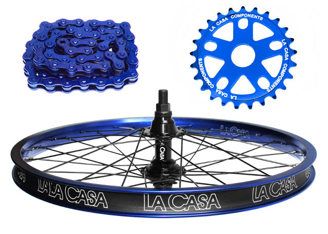 25/9 Wheel Kit - Double Wall - Blue