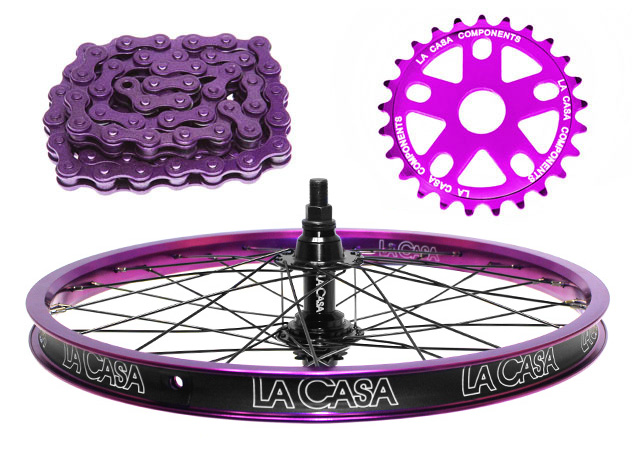 25/9 Wheel Kit - Double Wall - Purple