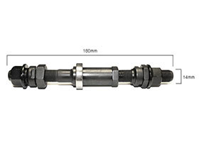 Axle Assembly #7 - Semi-Sealed - 14mm