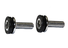 Crank Bolts Pair M8X1mm w/ PVC Flange