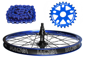 25/9 Wheel Kit - Single Wall - Blue