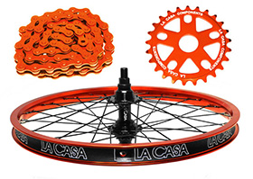 25/9 Wheel Kit - Single Wall - Orange